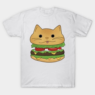 Burger cat T-Shirt